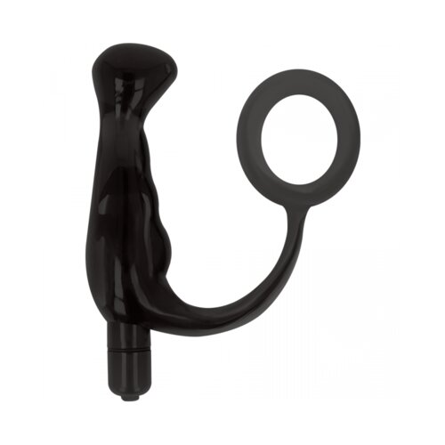 Addicted Toys Stimulator prostate z erekcijskim obročkom 10cm Slike
