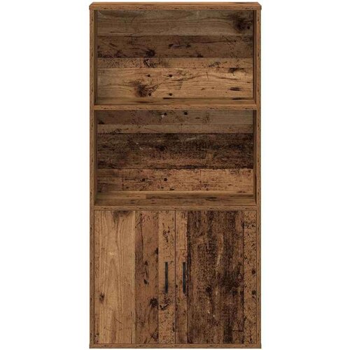VidaXL Regal za knjige boja starog drva 60x24x120 cm konstruirano drvo Slike