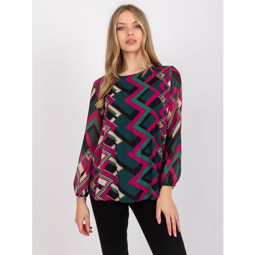 Italy Moda Blouse-DHJ-BZ-8643-2.67P-dark green Cene