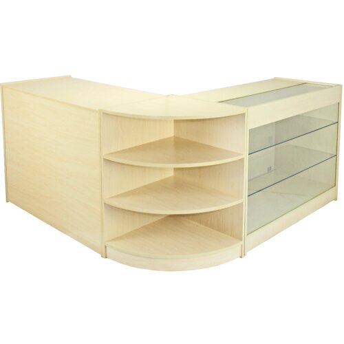 Monster Set prodajnih pultov in maloprodajnih vitrin Titan Maple, (21571234) Slike