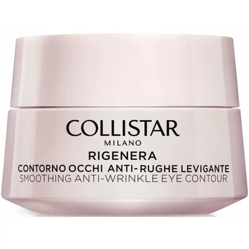 Collistar rigenera smoothing anti-wrinkle eye contour gel za okoli oči za vse tipe kože 15 ml za ženske
