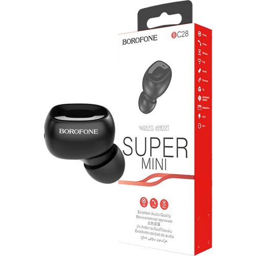Borfone Borofone BC28 Shiny sound Slušalica bežična sa mikrofonom, Bluetooth, 40 mA, 4 h, Crna Cijene
