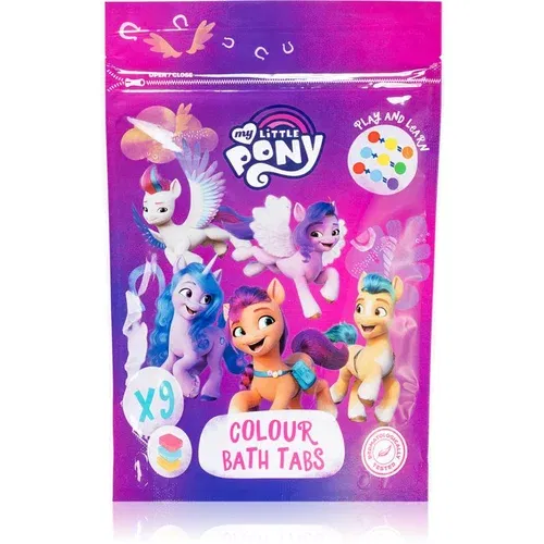 My Little Pony Colour Bath Tabs barvne šumeče tablete za v kopel 9x16 g