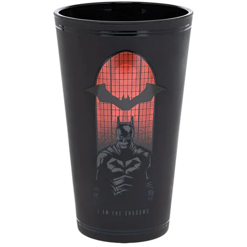 Paladone The Batman Glass, The Batman Movie Merchandise, 400 ml, 13,5 fl oz, večbarvno (PP9770TBM), (20851013)