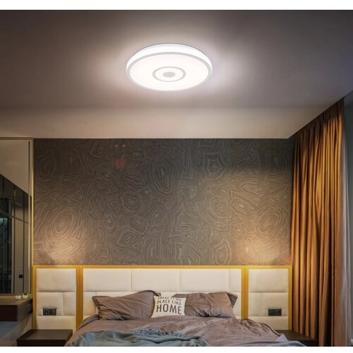 Globo 48580R - LED plafonsko svetlo CALLIE LED/24W/230V, prečnik 38 cm, mat hrom Slike