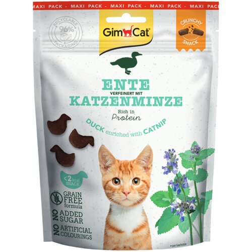 Gimcat Crunchy Snacks pačetina i mačja metvica - 140 g Slike