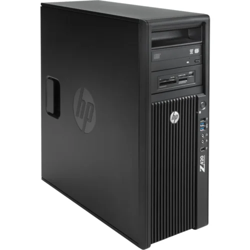 Hp Obnovljeno - znaki rabe - Obnovljen namizni računalnik Z420, Xeon E5-1607 V2, 12GB, 128GB SSD, NVS 310, Windows 10 Pro, (21205059)