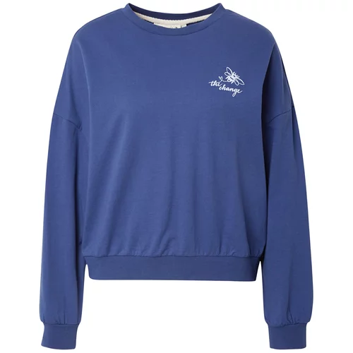 Ragwear Sweater majica 'LOLLITA' tamno plava / bijela