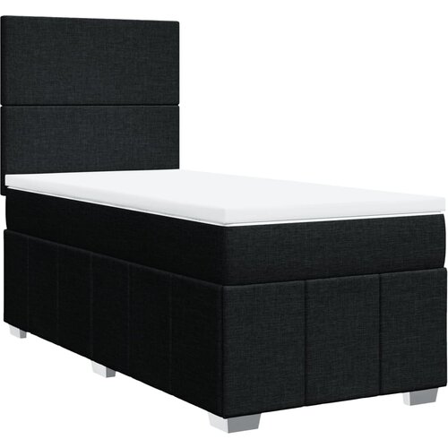 Maison Chic Box spring postelja - Vzmetna postelja z vzmetnico črna 80x200 cm blago SL24011, (21879845) Cene