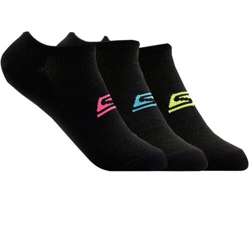 Skechers 3pk womens microfiber non terry no show s101720-blk Slike