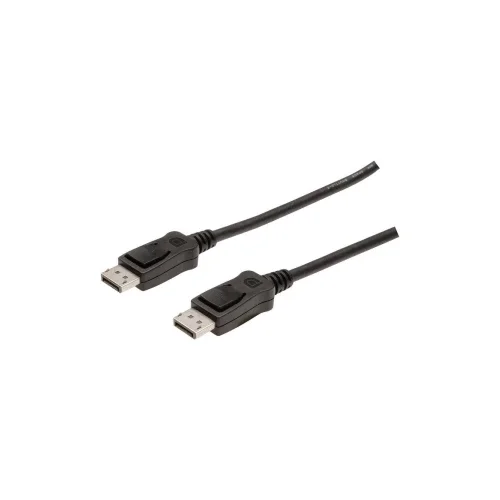 Digitus DisplayPort Priključni kabel [1x Muški konektor DisplayPort - 1x Muški konektor DisplayPort] 5 m Crna