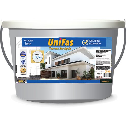  Završna žbuka UNIFAS THERMO AKRYLPUTZ 1,5mm BIJELI 25/1 Cene