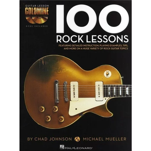 Hal Leonard Chad Johnson/Michael Mueller: 100 Rock Lessons Nota