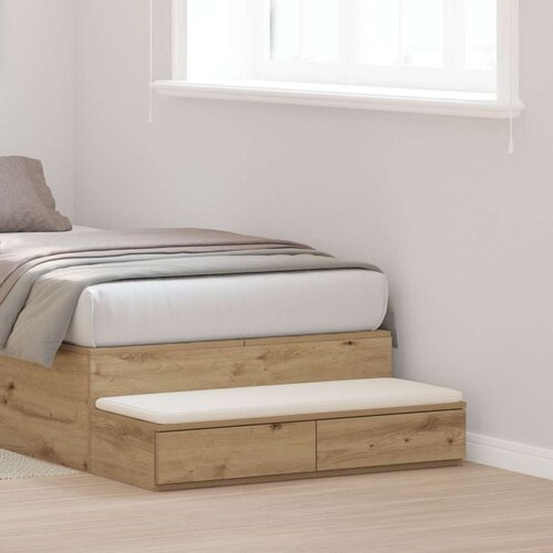 Krevet s ladicama Artisan Oak 100x36 5x16 5 cm od inženjerskog drva Slike