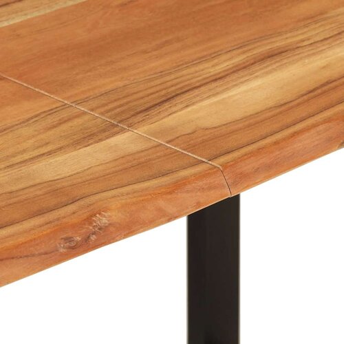  Blagovaonski stol od masivnog bagremovog drva 140 x 70 x 76 cm Slike