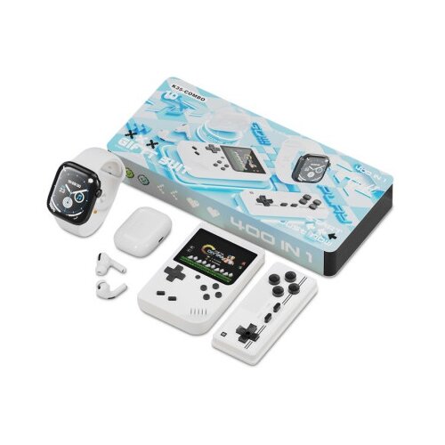  Karler bass k35-combo set (smart watch, konzola sa kontrolorom, slusalice airpods pro 2) beli ( IT1214 ) Cene