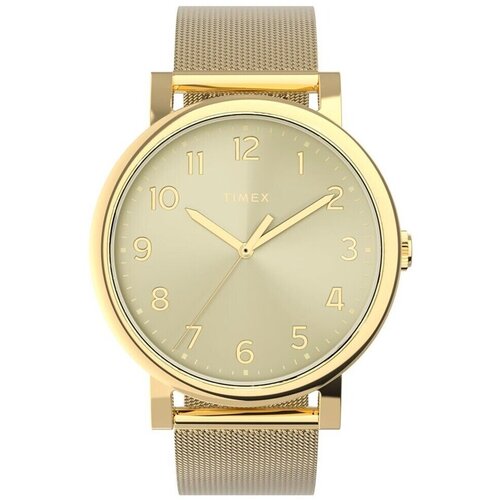 Timex Analogne ure ty576270 Pozlačena Cene