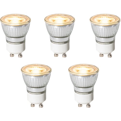 LUEDD Komplet 5 GU10 3-stopenjskih zatemnitvenih LED žarnic 35 mm 4W 220 lm 2700K Slike