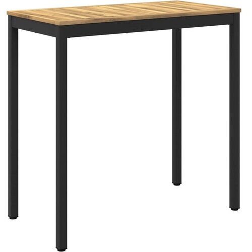 vidaXL Stol za bar u vrtu NAARDEN Bijela i crna 108 5 x 55 x 105 cm - Bijela i crna 108 5 x 55 x 105 cm Cene