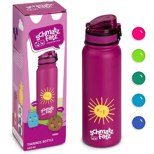 Klarstein Wakaba termos 550 ml izrađen od nehrđajućeg čelika Tritan BPA-Free Slike
