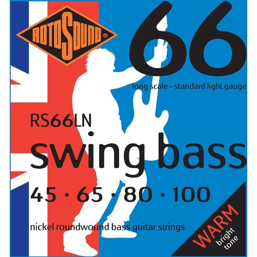 Rotosound žice za bas gitaru 045/100 LONG SCALE SWING BASS - RS66LN Cene