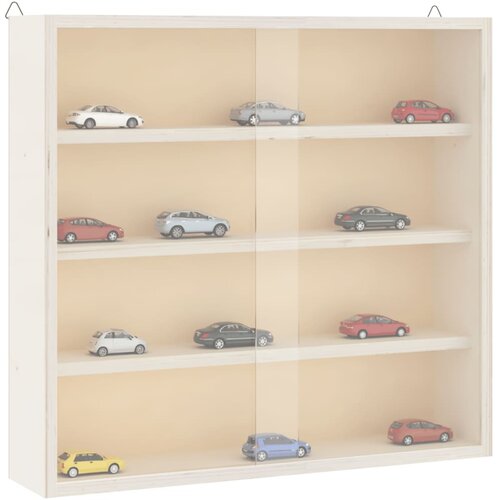 vidaXL Stenska razstavna omarica z vrati 40x8,5x37 cm Cene
