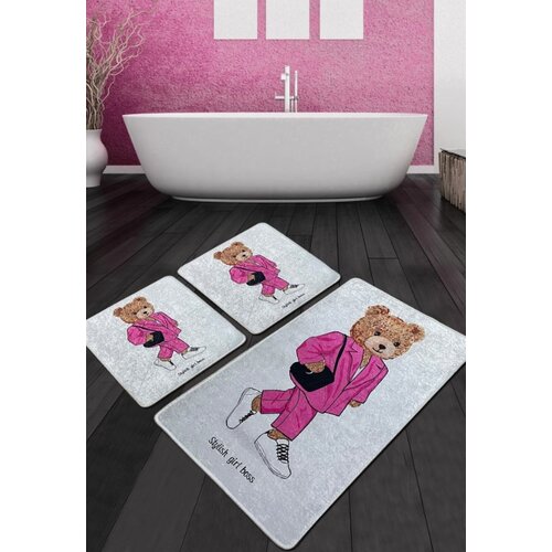 Lessentiel Maison kupatilski otirač boss girl, 3 komada, šareni Slike