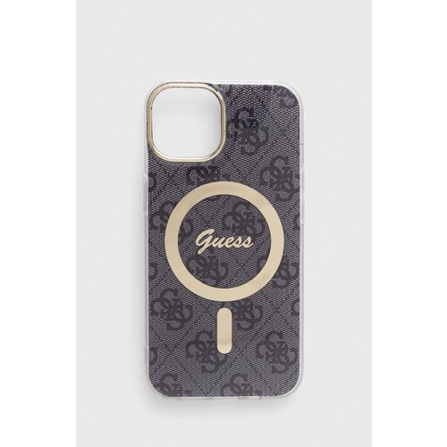 Guess Originalni ovitek GUHMP14SH4STK z Magsafe za iPhone 14 6.1 - črn Cene