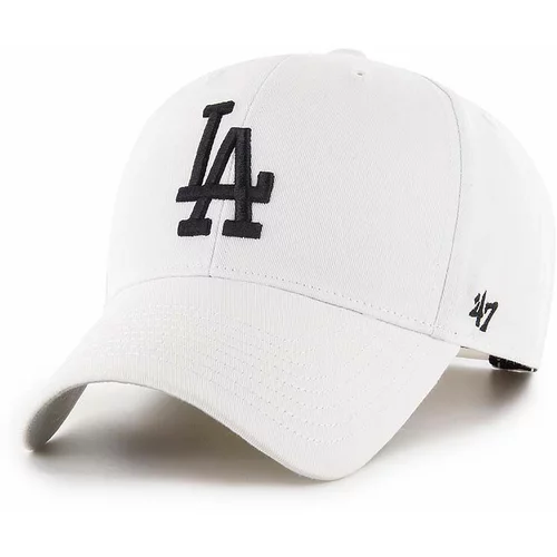 47 Brand Kapa sa šiltom MLB Los Angeles Dodgers boja: bijela, s aplikacijom