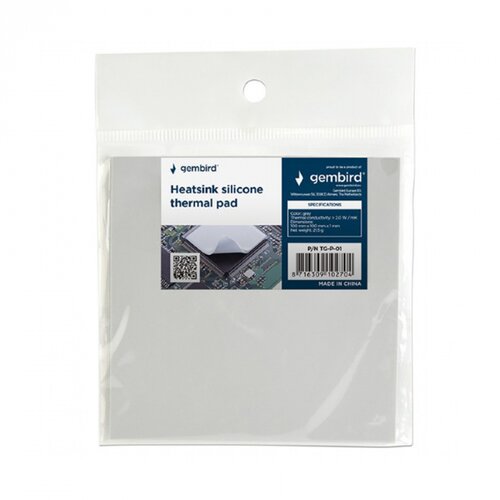  Thermal pad heatsink silicone GEMBIRD TG-P-01, 100x100x1 mm Cijene