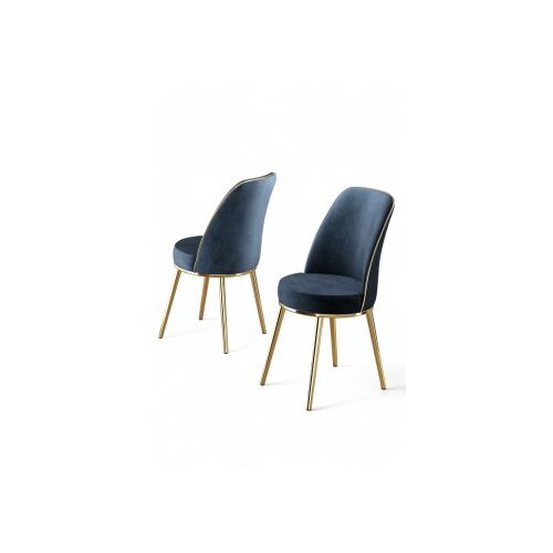Hanah home set 2 stolice pefa anthracite gold Cene