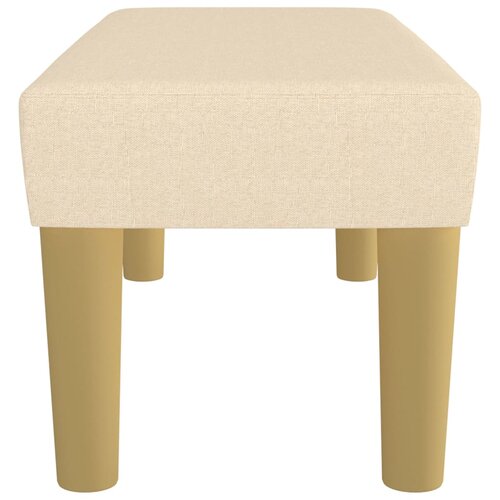  Klupa krem 70 x 30 x 30 cm od tkanine Slike