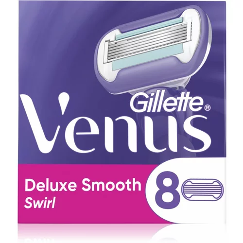 Gillette Venus Deluxe Smooth Swirl glave brivnika - 8 kosi