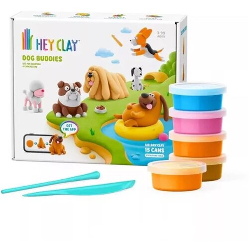 Hey Clay : Veliki set plastelina - Psi Slike