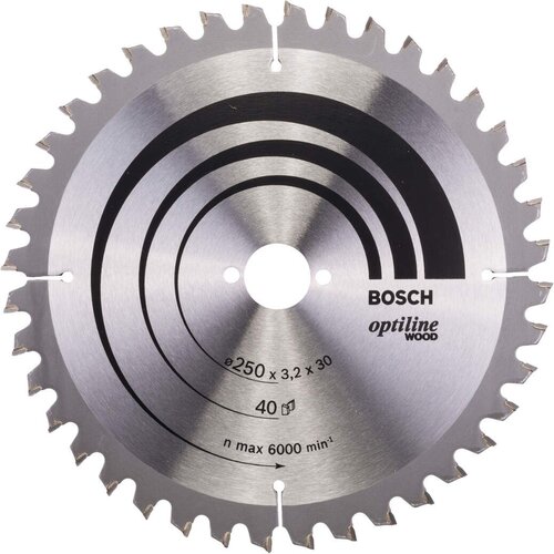 Bosch list kružne testere Optiline Wood 250 x 30 x 3,2 mm, 40 - 2608640643 Cene