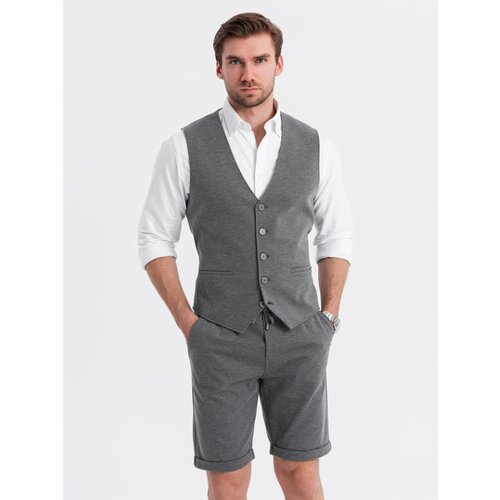 Ombre Elegant men's set suit vest + shorts Cijene