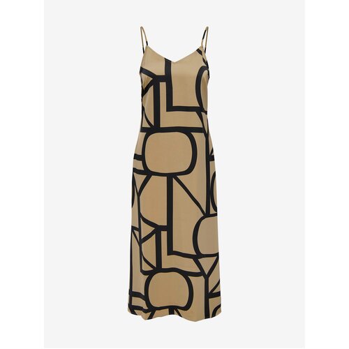 Only Beige Women&amp;#039;s Patterned Dress for Straps Amelia - Women Slike