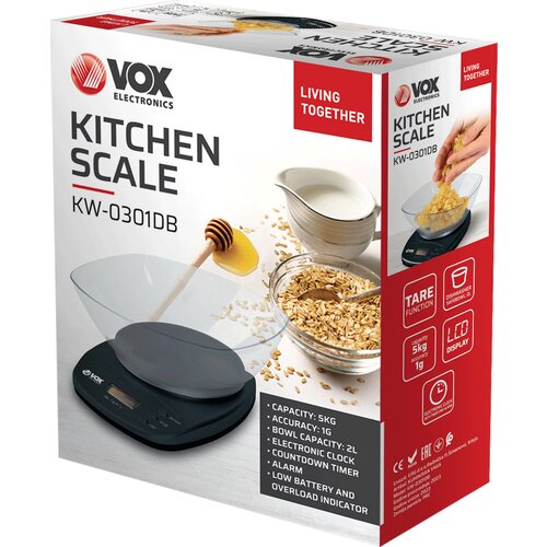 Vox kuhinjska vaga KW 03-01DB Slike
