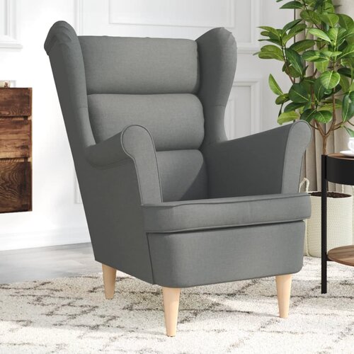 vidaXL fotelj temno siv 74x84x100 cm blago Cene