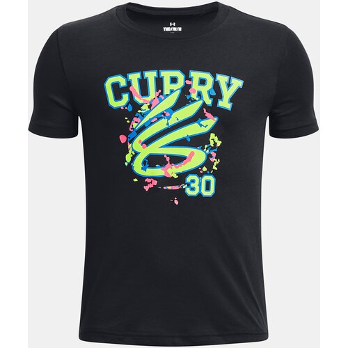 Under Armour T-Shirt UA CURRY LOGO SS-BLK - Boys Slike