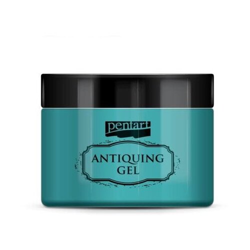  Pentart antiquing gel 150 ml | patina plava Slike