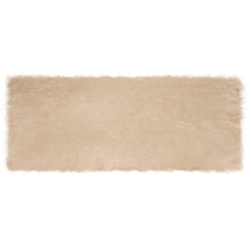  Tepih od umjetne ovčje kože TAFALLA Bež 80 x 200 cm Poliester Slike