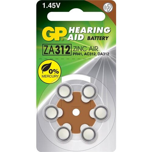 Gp ZA312 - za Slu&scaron;ne aparate 6 baterij (BLISTER), (20430828) Cene