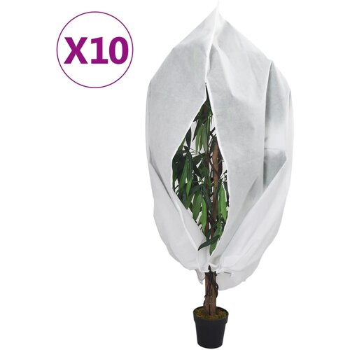 vidaXL Navlake za biljke od flisa s patentom 10 kom 70 g/m² 2 36x2 m Cijene