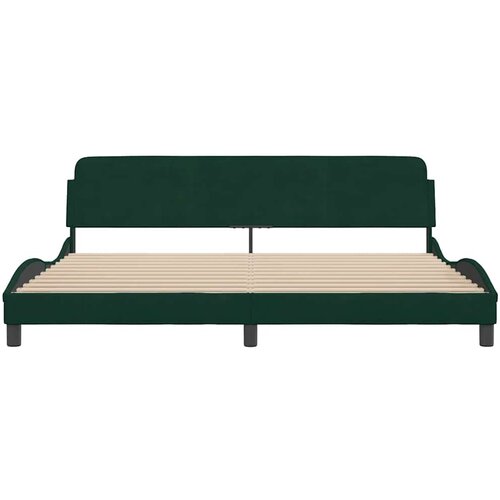  Okvir za krevet Dover tamnozeleni 200x200 cm bar&amp;scaron;unasti Slike