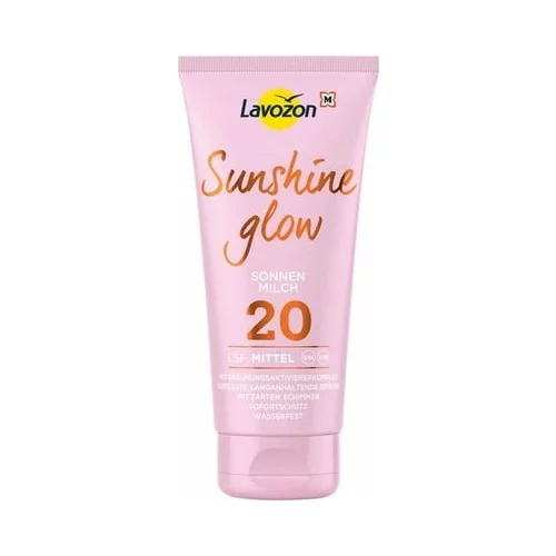 LAVOZON Sunshine Glow mlijeko za sunčanje SPF 20