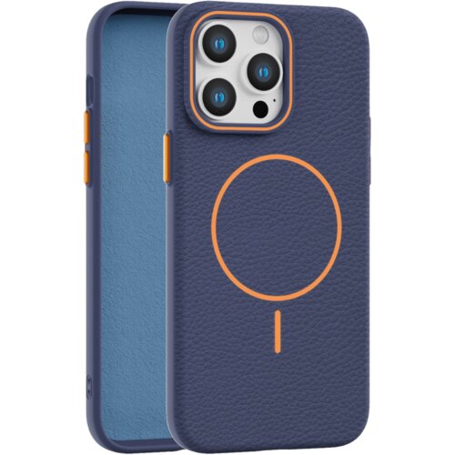  leather grip magsafe maska za iphone 13 pro max - ljubičasta Cene