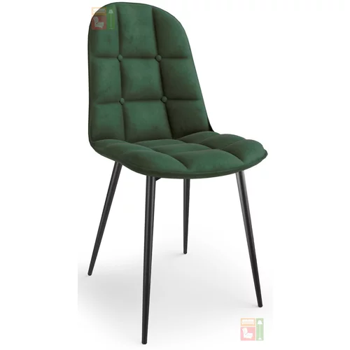 Halmar Jedilniški stol K417 - temno zelen