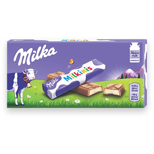 Milka mlečna čokolada Milkins, 100 g Cene