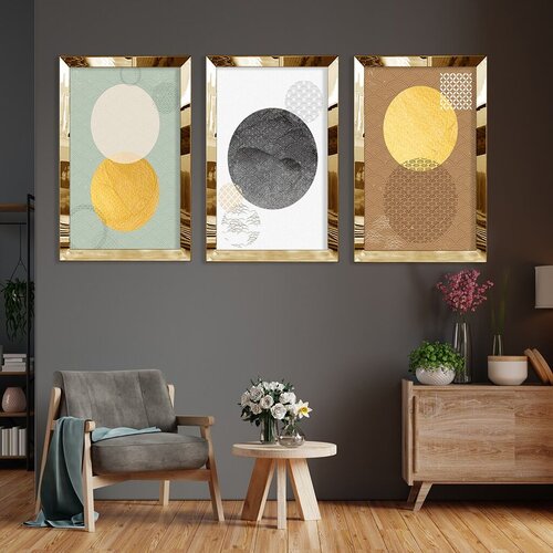 Wallity slika Huhu397, 40x60 cm, 3 dela Slike